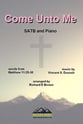 Come Unto Me SATB choral sheet music cover